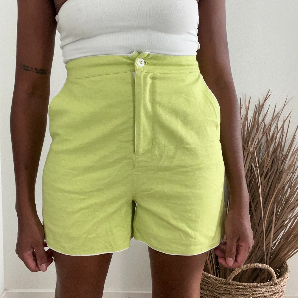 Staud linen shorts